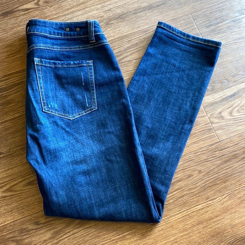 Cabi high straight jeans